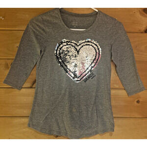 Justice Sequence Heart Dance Long 3/4 Sleeve Size 10